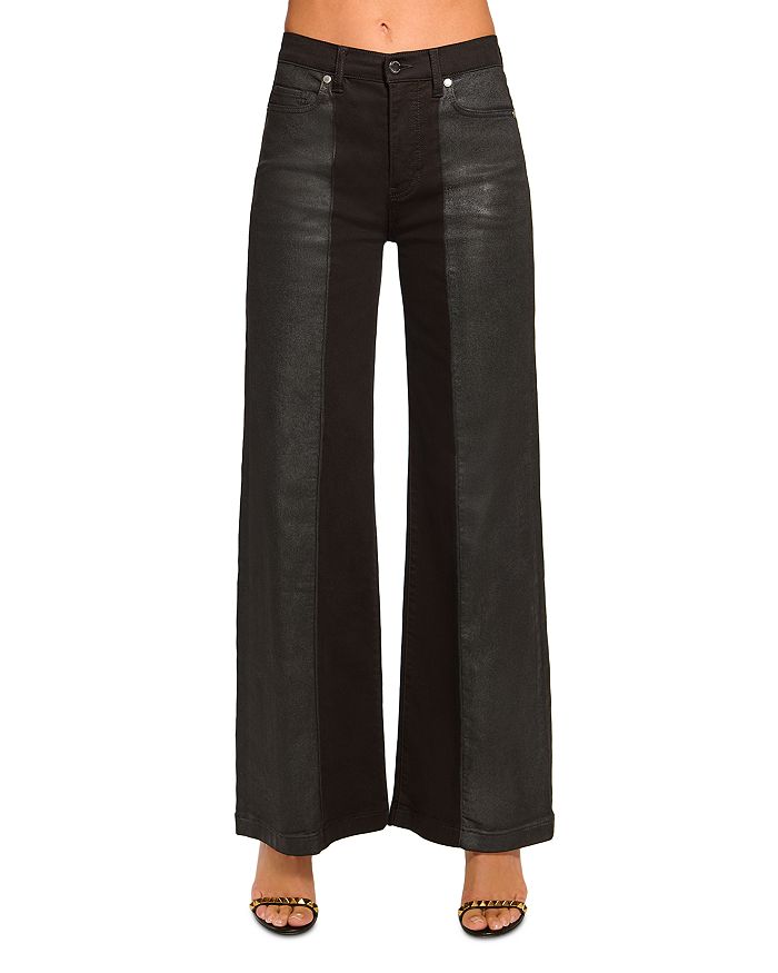 Джинсы Vinnie Wide Leg с покрытием черного цвета Ramy Brook, черный
Джинсы Vinnie Wide Leg с покрытием черного цвета Ramy Brook, черный