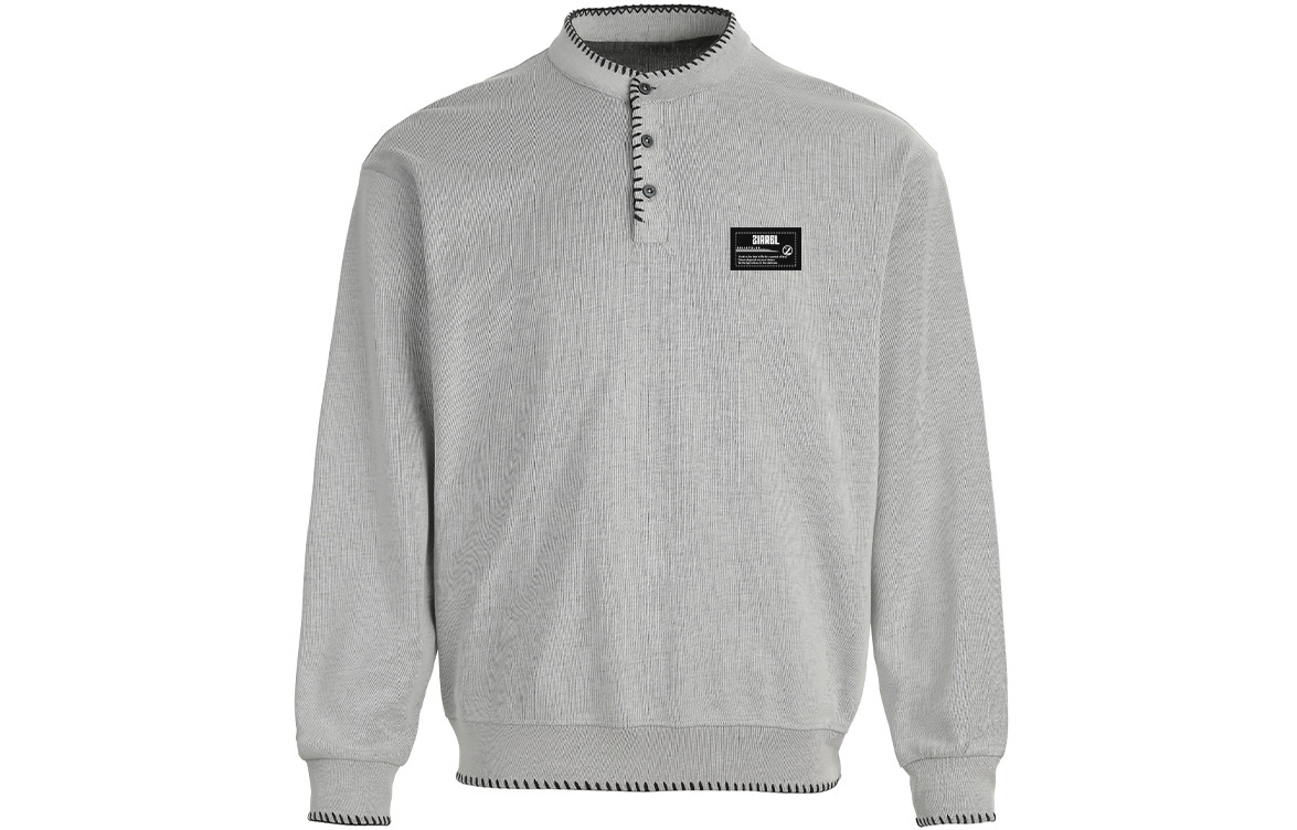 Свитшот Unisex Henry Collar Moderate Regular ZIAREL, белый серый
Свитшот Unisex Henry Collar Moderate Regular ZIAREL, белый серый