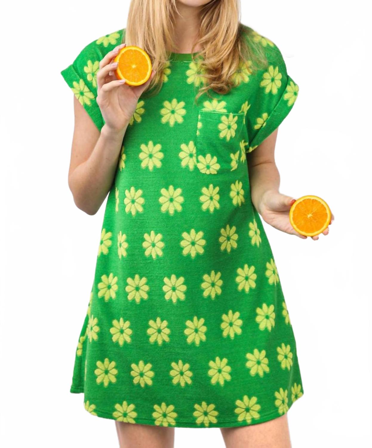 Зеленое мини-платье из френч тери с цветочным узором VERY J
Зеленое мини-платье из френч тери с цветочным узором VERY J