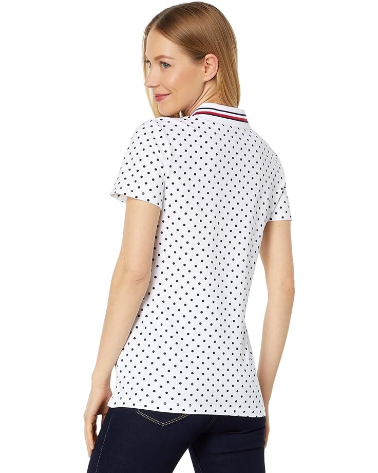 Поло Tommy Hilfiger Short Sleeve Dot Polo with Global Collar, цвет Bright White/Sky Captain
Поло Tommy Hilfiger Short Sleeve Dot Polo with Global Collar, цвет Bright White/Sky Captain