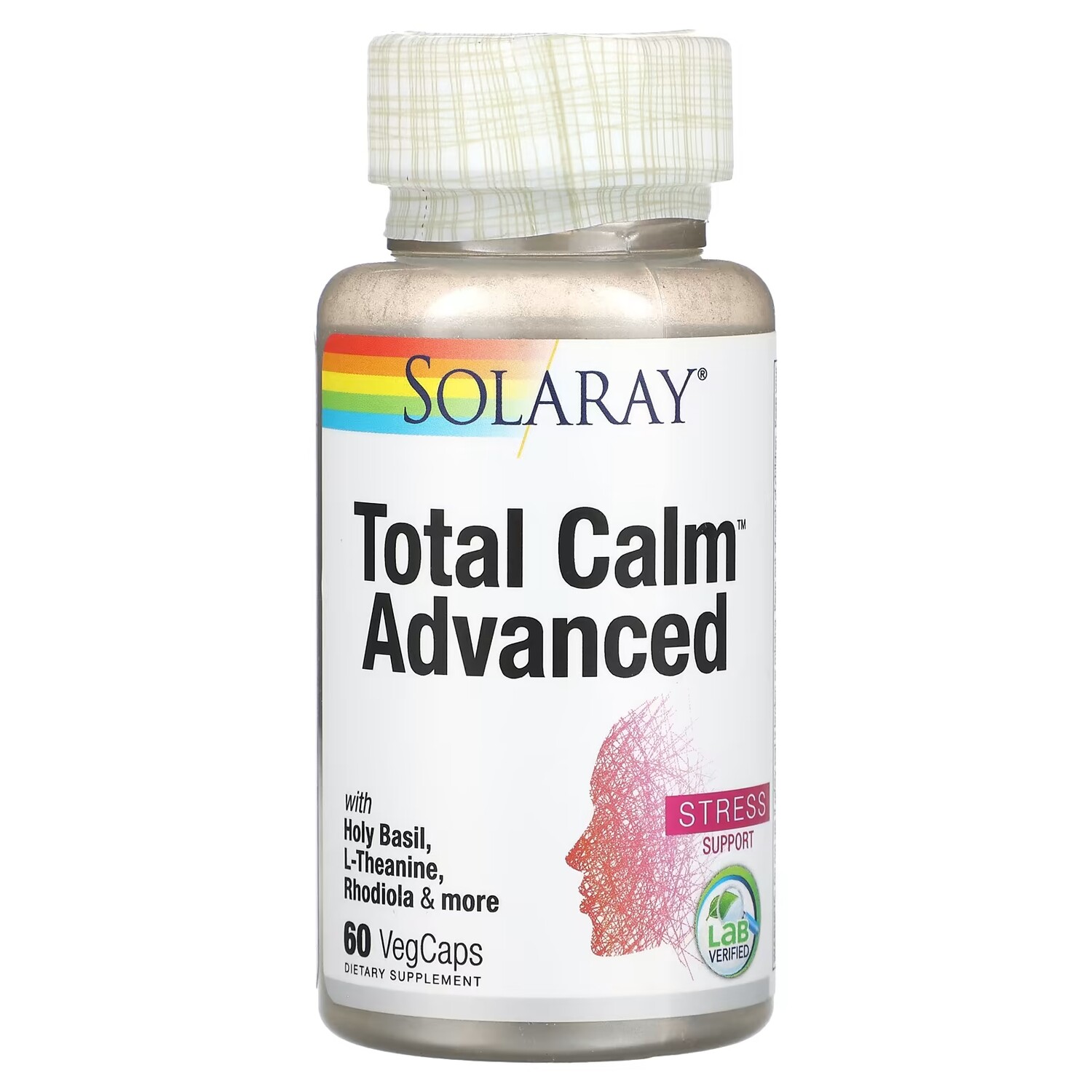 Solaray Total Calm Advanced, 60 растительных капсул
Solaray Total Calm Advanced, 60 растительных капсул