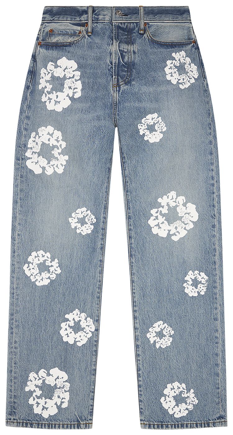 Джинсовые брюки Denim Tears Baggy Cotton Wreath Denim Pant, синий
Джинсовые брюки Denim Tears Baggy Cotton Wreath Denim Pant, синий