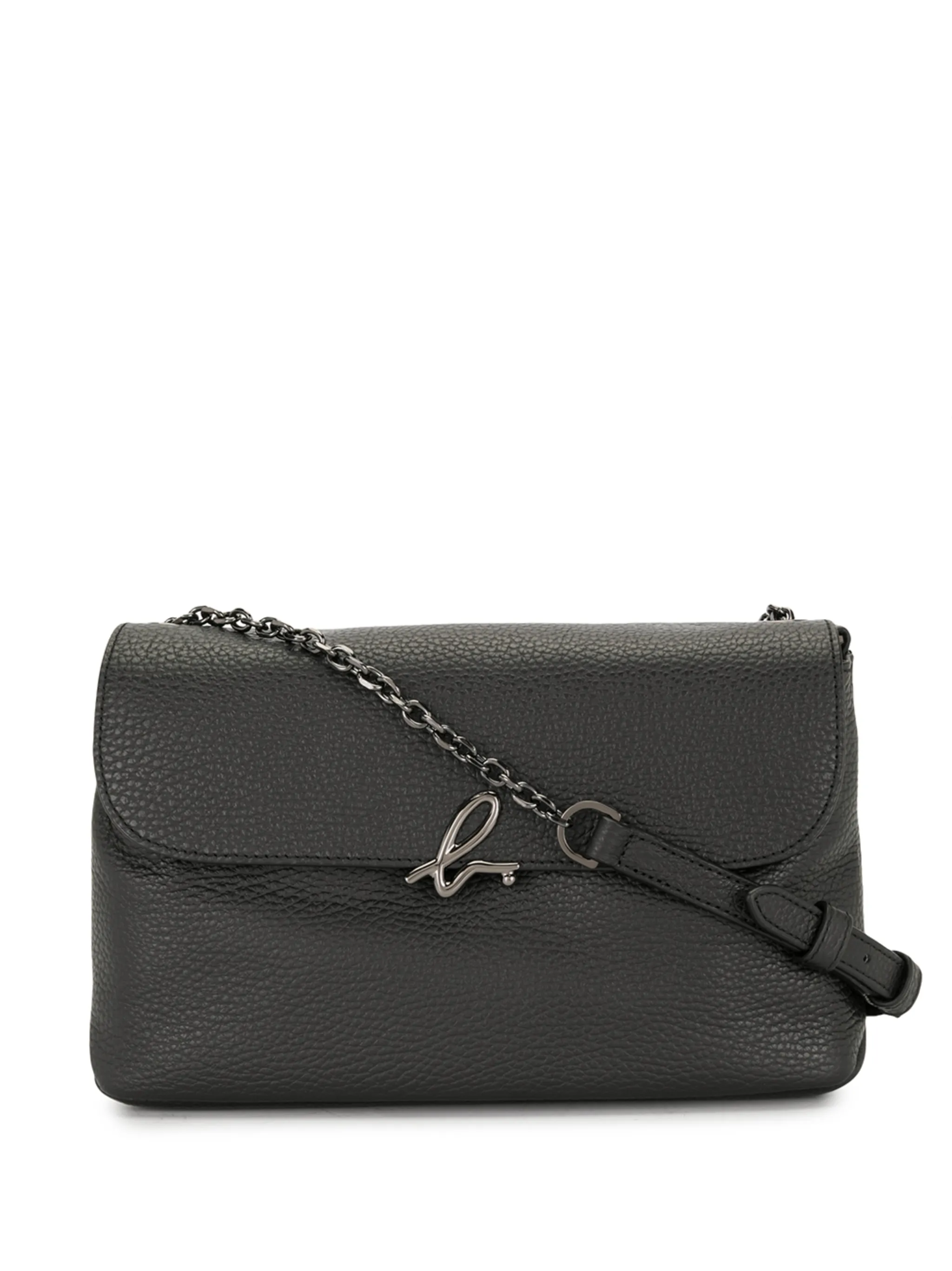 Сумка через плечо с металлическим логотипом Agnès B., черный
Сумка через плечо с металлическим логотипом Agnès B., черный