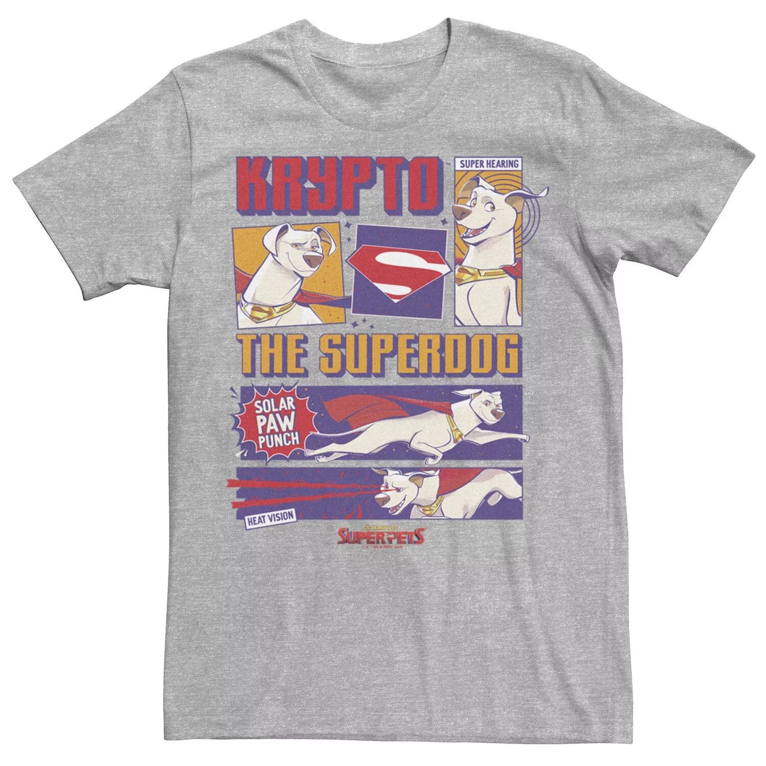 Мужская футболка DC Super Pets DC League Of Super Pets с криптопанелями Licensed Character
Мужская футболка DC Super Pets DC League Of Super Pets с криптопанелями Licensed Character