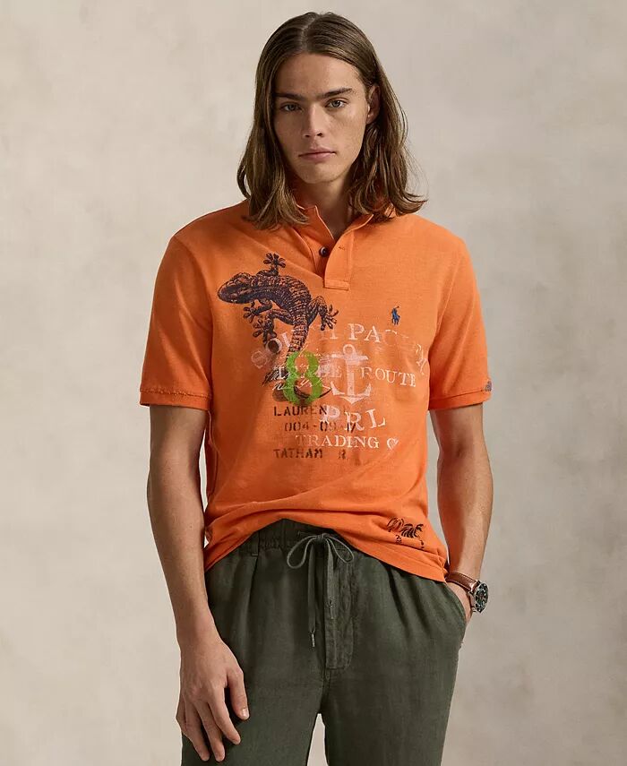 Мужская классическая рубашка-поло с сетчатым рисунком Polo Ralph Lauren, оранжевый
Мужская классическая рубашка-поло с сетчатым рисунком Polo Ralph Lauren, оранжевый