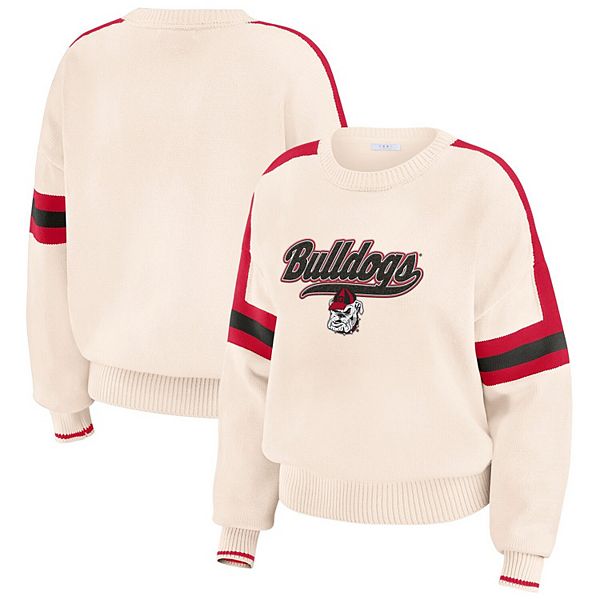 Женский свитер Georgia Bulldogs в полоску с аппликацией из шенилла Wear By Erin Andrews
Женский свитер Georgia Bulldogs в полоску с аппликацией из шенилла Wear By Erin Andrews
