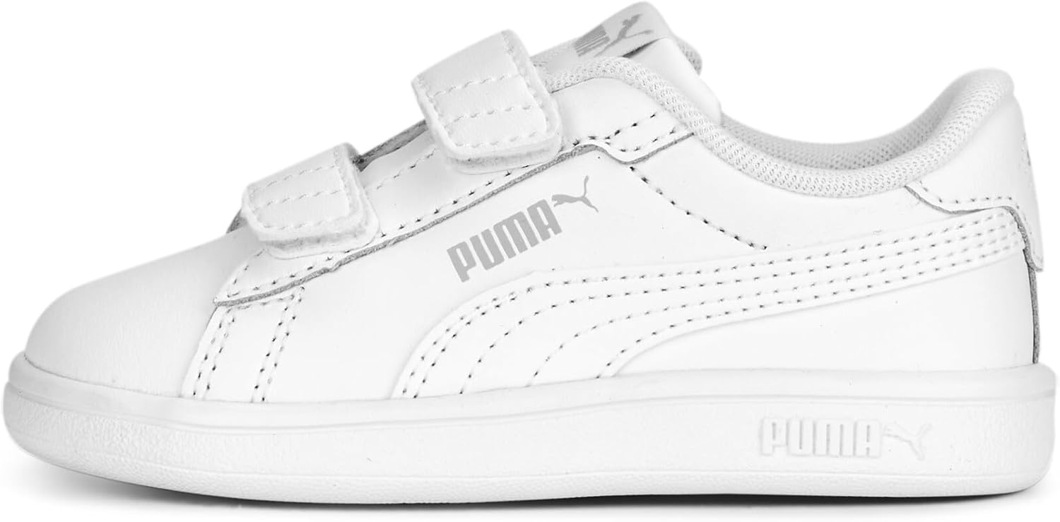 Детские кроссовки Puma Smash на липучке (унисекс/детские), белый/серый
Детские кроссовки Puma Smash на липучке (унисекс/детские), белый/серый