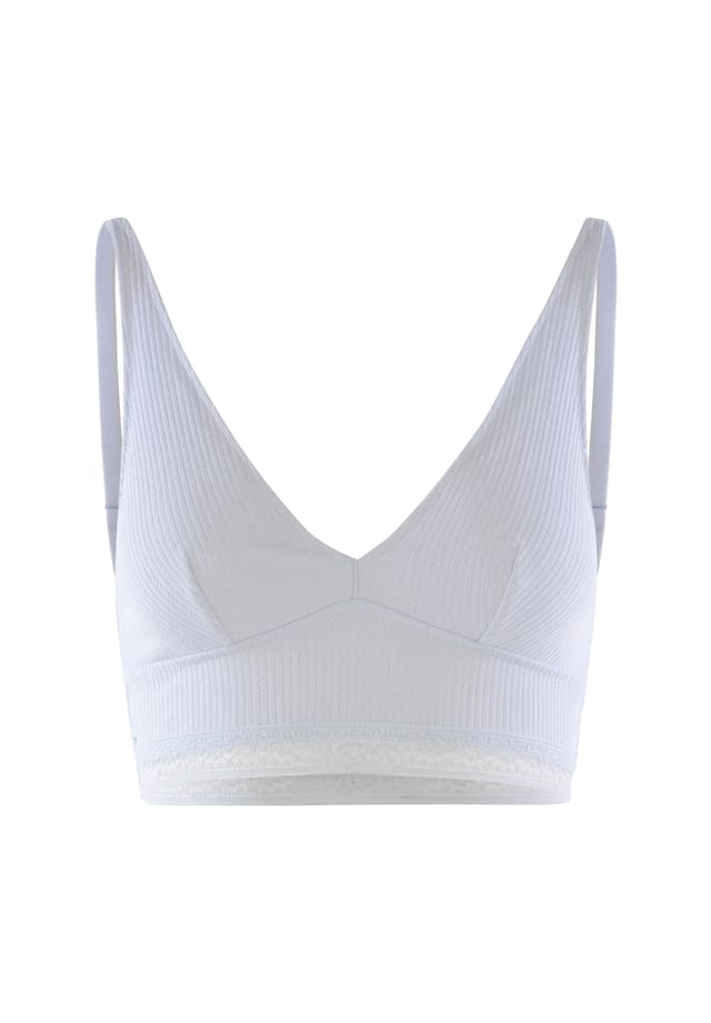 Укороченный топ из хлопкового кружева Dim, голубой
Укороченный топ из хлопкового кружева Dim, голубой