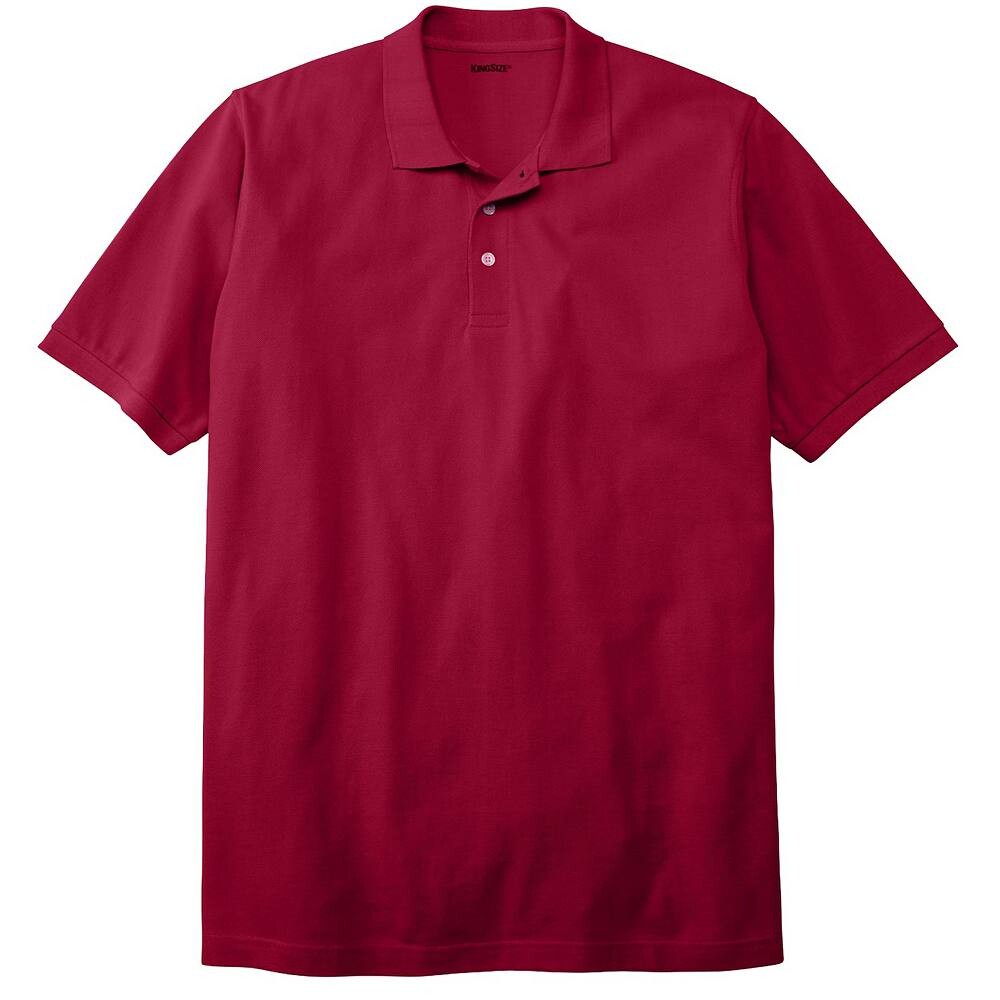 Мужская рубашка-поло из пике большой и высокой длины Kingразмера без усадки KingSize, цвет Rich Burgundy
Мужская рубашка-поло из пике большой и высокой длины Kingразмера без усадки KingSize, цвет Rich Burgundy