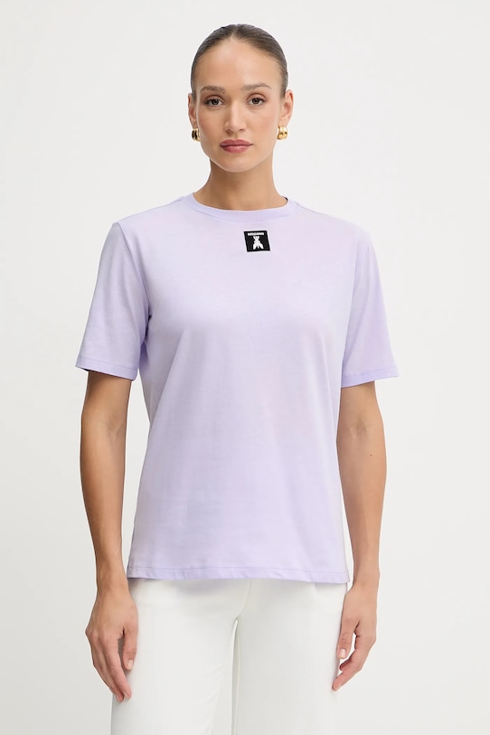 Хлопковая футболка Patrizia Pepe, фиолетовый
Хлопковая футболка Patrizia Pepe, фиолетовый