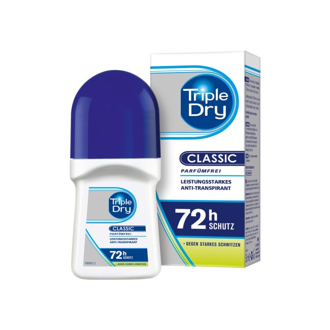 Шариковый дезодорант - антиперспирант Triple Dry, 50 мл
Шариковый дезодорант - антиперспирант Triple Dry, 50 мл