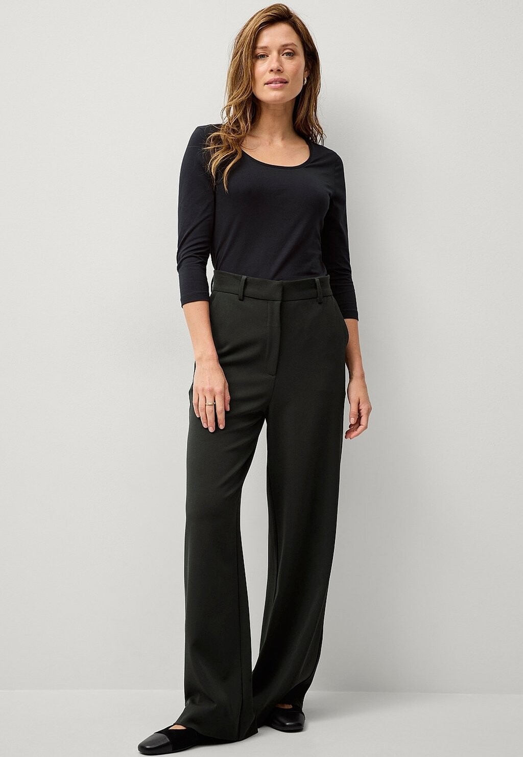 Рубашка с длинным рукавом 3/4 ÄRMELN Ellos Collection, черный
Рубашка с длинным рукавом 3/4 ÄRMELN Ellos Collection, черный