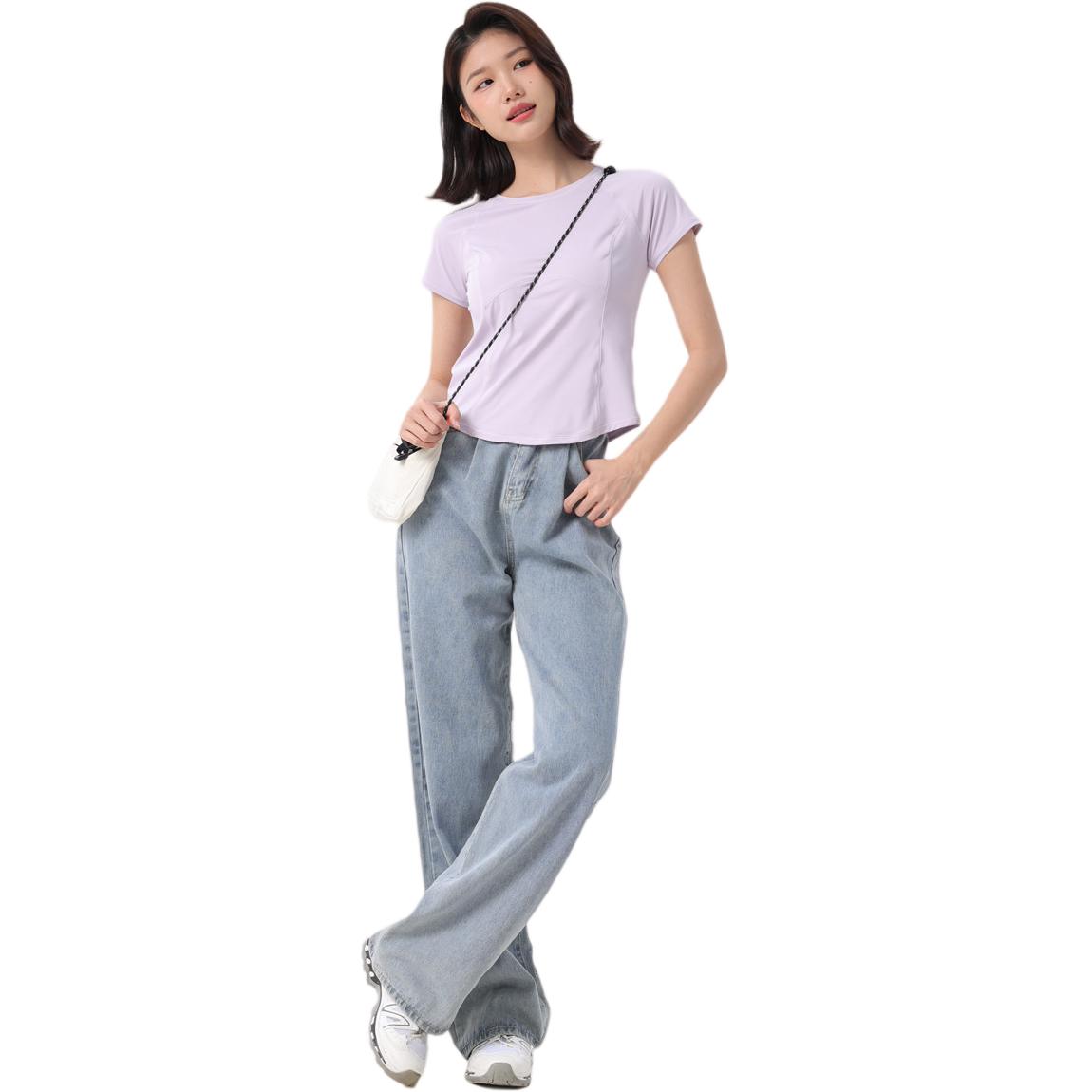 361° Футболка Women's Gray Purple Crew Neck Moderate Straight Fit
361° Футболка Women's Gray Purple Crew Neck Moderate Straight Fit