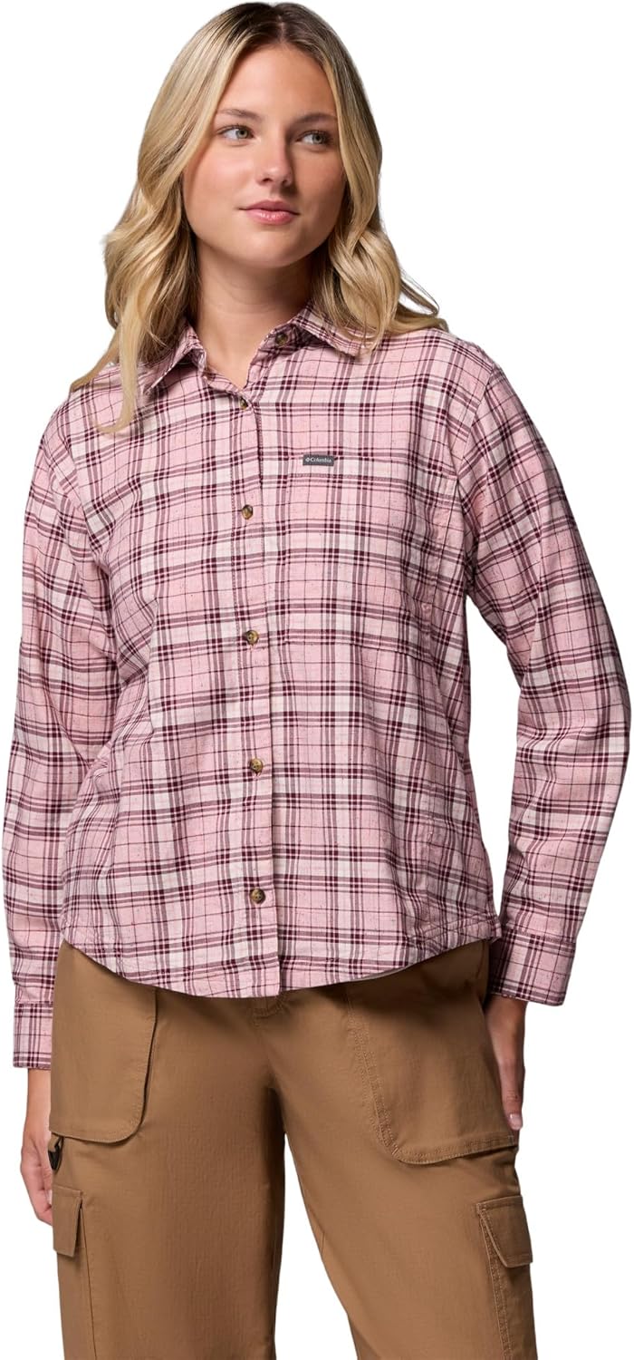 Женская тканая рубашка Columbia Blue Point Creek с длинным рукавом, Eraser Pink Everyday Tartan
Женская тканая рубашка Columbia Blue Point Creek с длинным рукавом, Eraser Pink Everyday Tartan