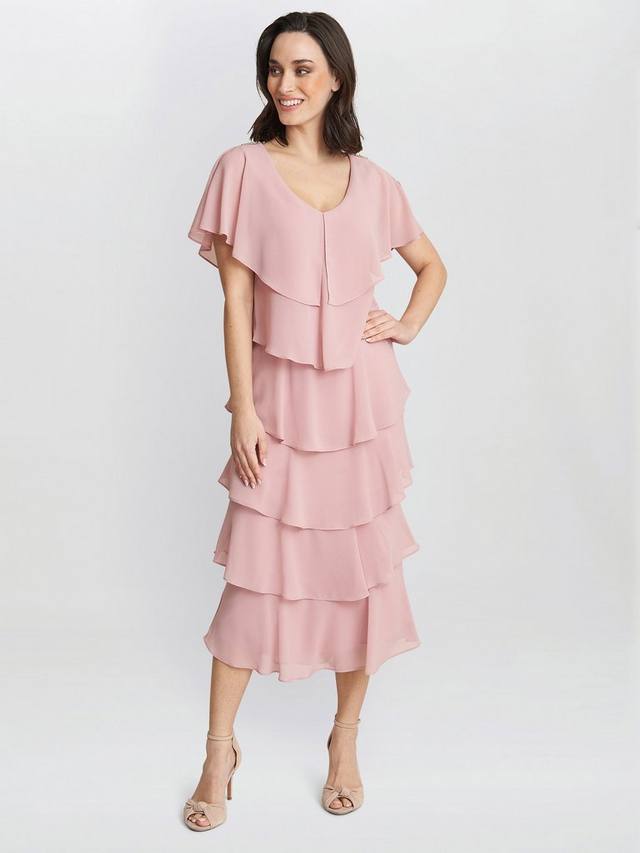 Многоуровневое платье миди от ребекки Gina Bacconi, цвет Rose Pink
Многоуровневое платье миди от ребекки Gina Bacconi, цвет Rose Pink