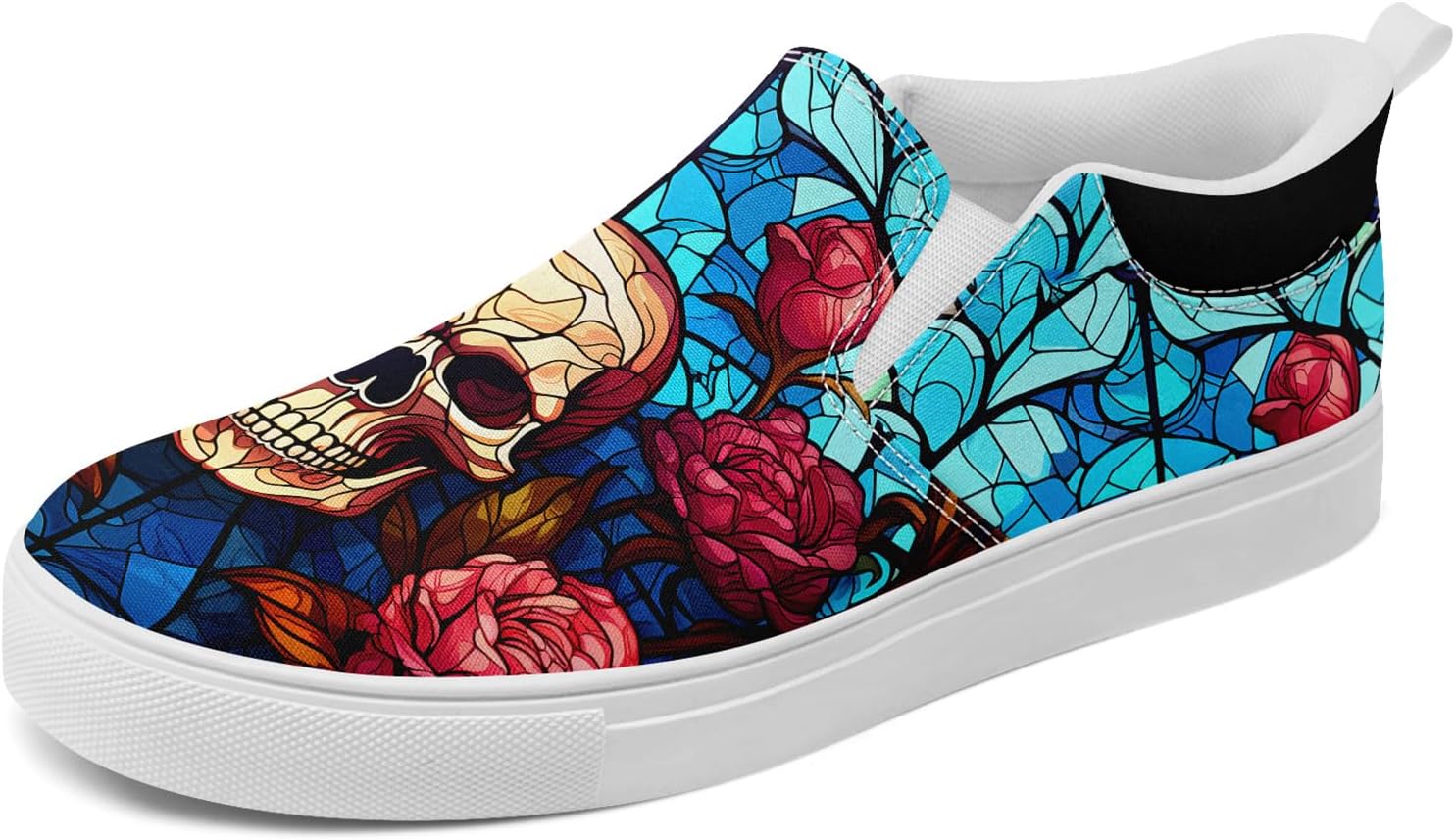 Крутые настраиваемые низкие кеды из канвы в готическом стиле для мужчин и женщин с черепами и цветочным принтом, слипоны, легкие и удобные, уличная обувь Coolcustomize, белый/черный/красный/синий/коричневый
Крутые настраиваемые низкие кеды из канвы в готическом стиле для мужчин и женщин с черепами и цветочным принтом, слипоны, легкие и удобные, уличная обувь Coolcustomize, белый/черный/красный/синий/коричневый