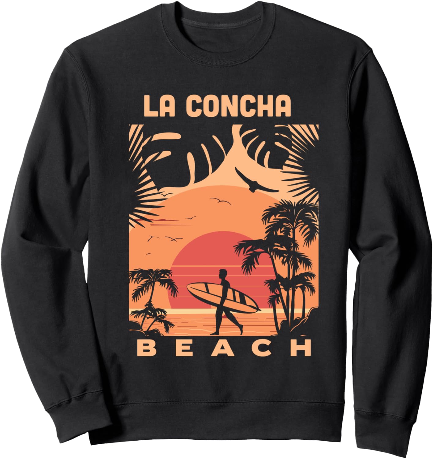Пляж Ла Конча, закат, летние каникулы, винтажная сувенирная толстовка World Beach Souvenirs, черный
Пляж Ла Конча, закат, летние каникулы, винтажная сувенирная толстовка World Beach Souvenirs, черный