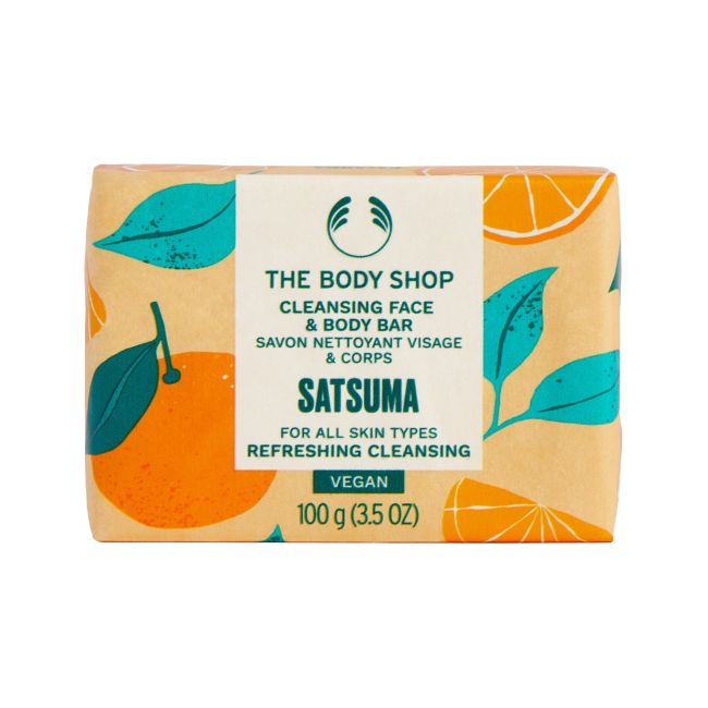 Очищающее мыло для лица и тела Satsuma The Body Shop, 100 гр
Очищающее мыло для лица и тела Satsuma The Body Shop, 100 гр