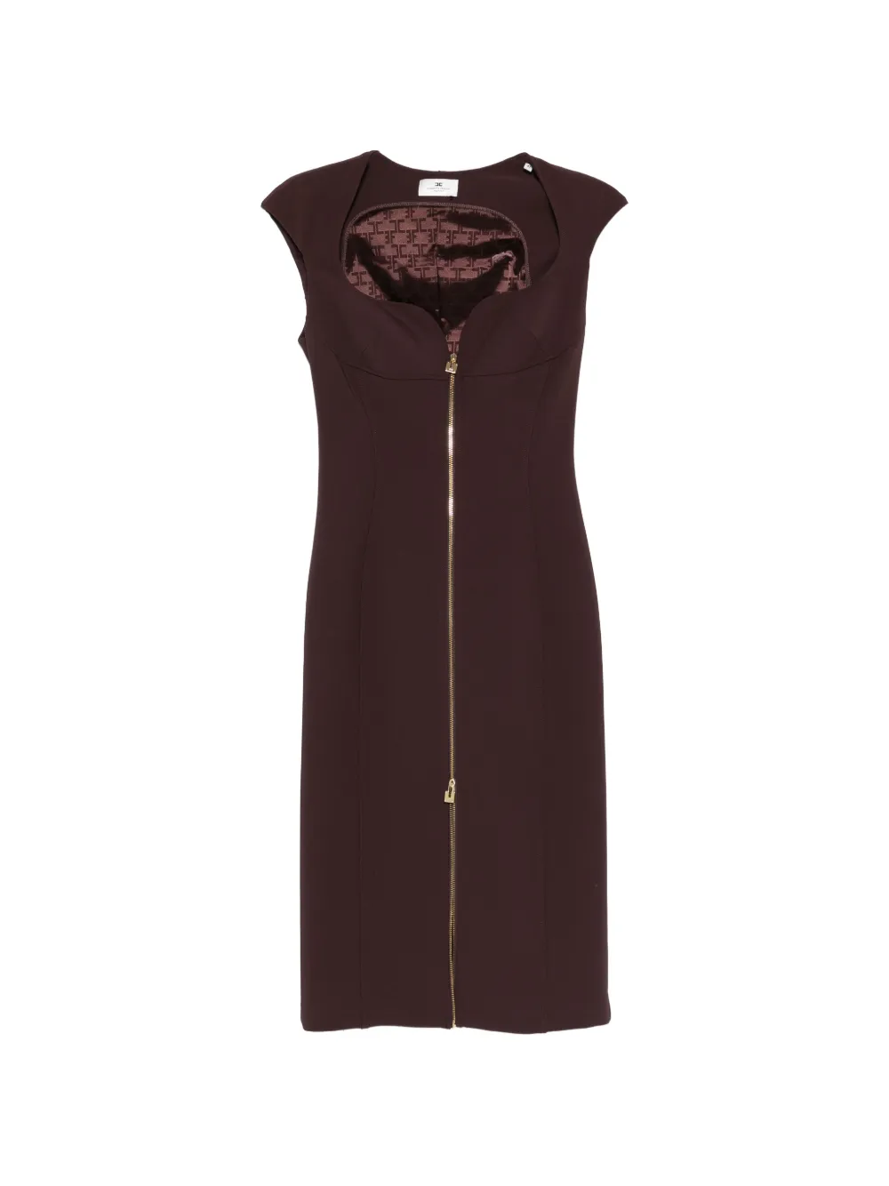 Платье миди на молнии Elisabetta Franchi, коричневый
Платье миди на молнии Elisabetta Franchi, коричневый