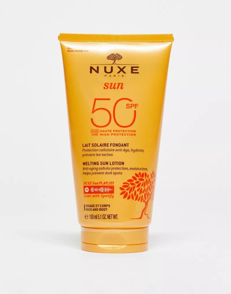 NUXE – Sun Melting – солнцезащитный лосьон с высокой защитой для лица и тела SPF 50 – 150 мл
NUXE – Sun Melting – солнцезащитный лосьон с высокой защитой для лица и тела SPF 50 – 150 мл