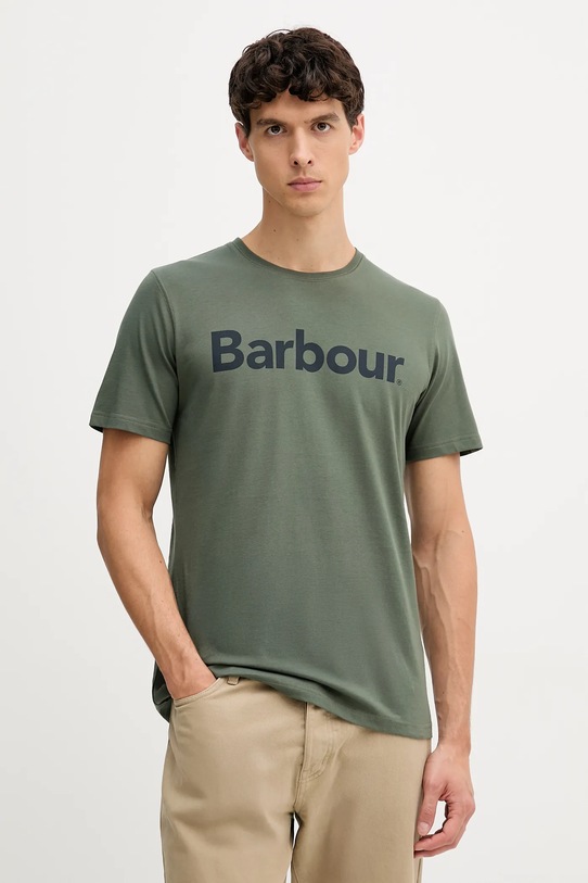 Хлопковая футболка ESSENTIALS Barbour, зеленый
Хлопковая футболка ESSENTIALS Barbour, зеленый