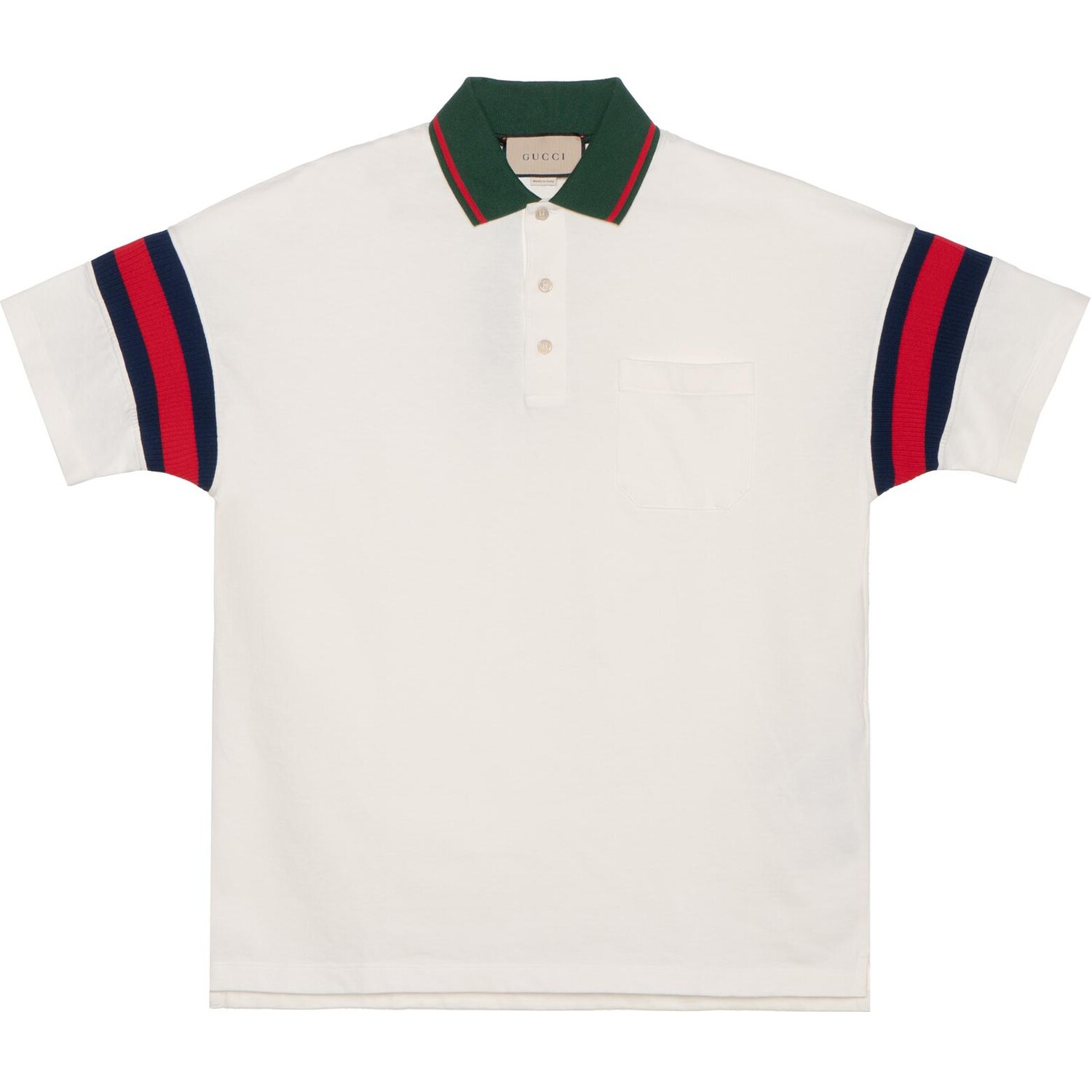 Рубашка поло мужская белая Gucci, белый
Рубашка поло мужская белая Gucci, белый