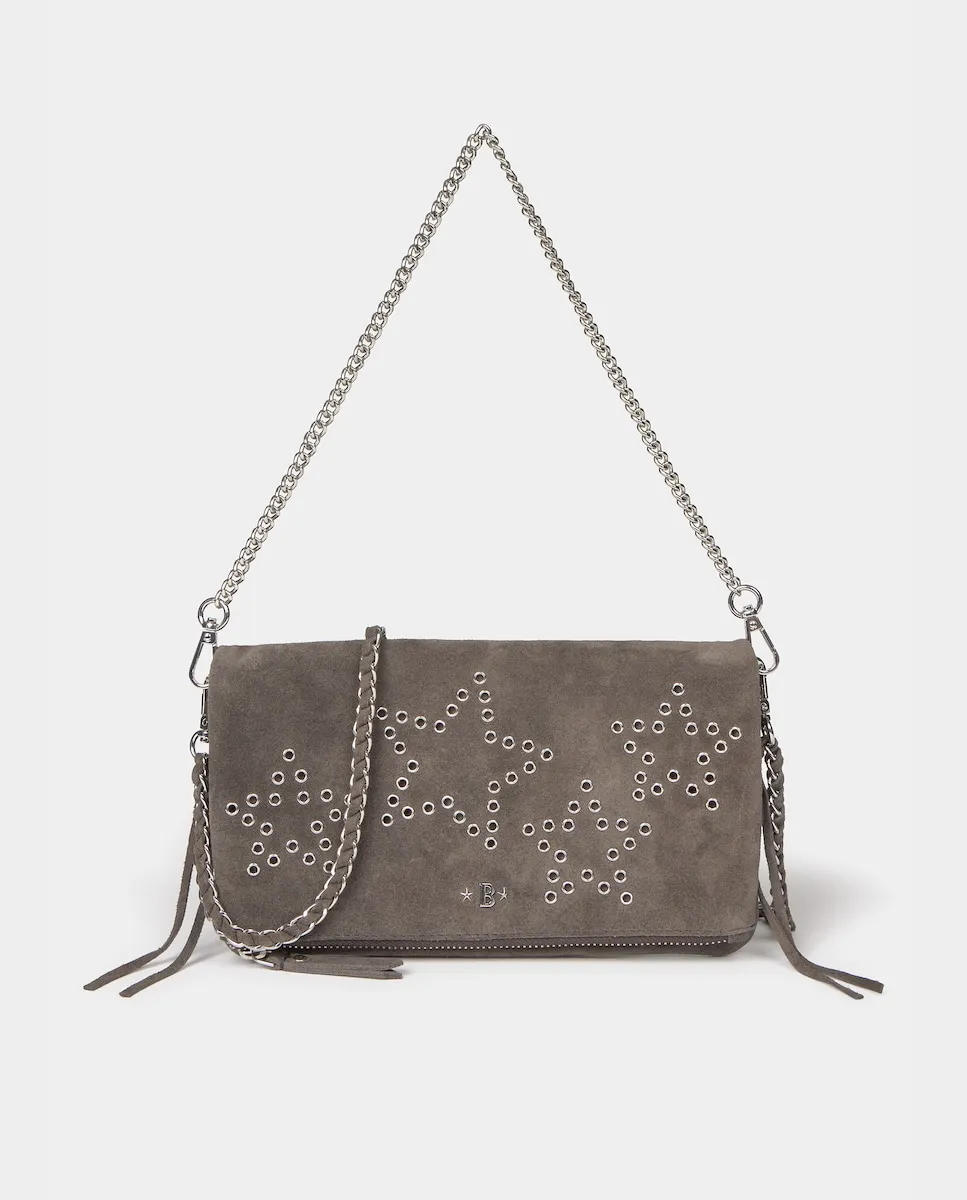 Серая кожаная сумка-шоппер со звездами Brownie, серый
Серая кожаная сумка-шоппер со звездами Brownie, серый