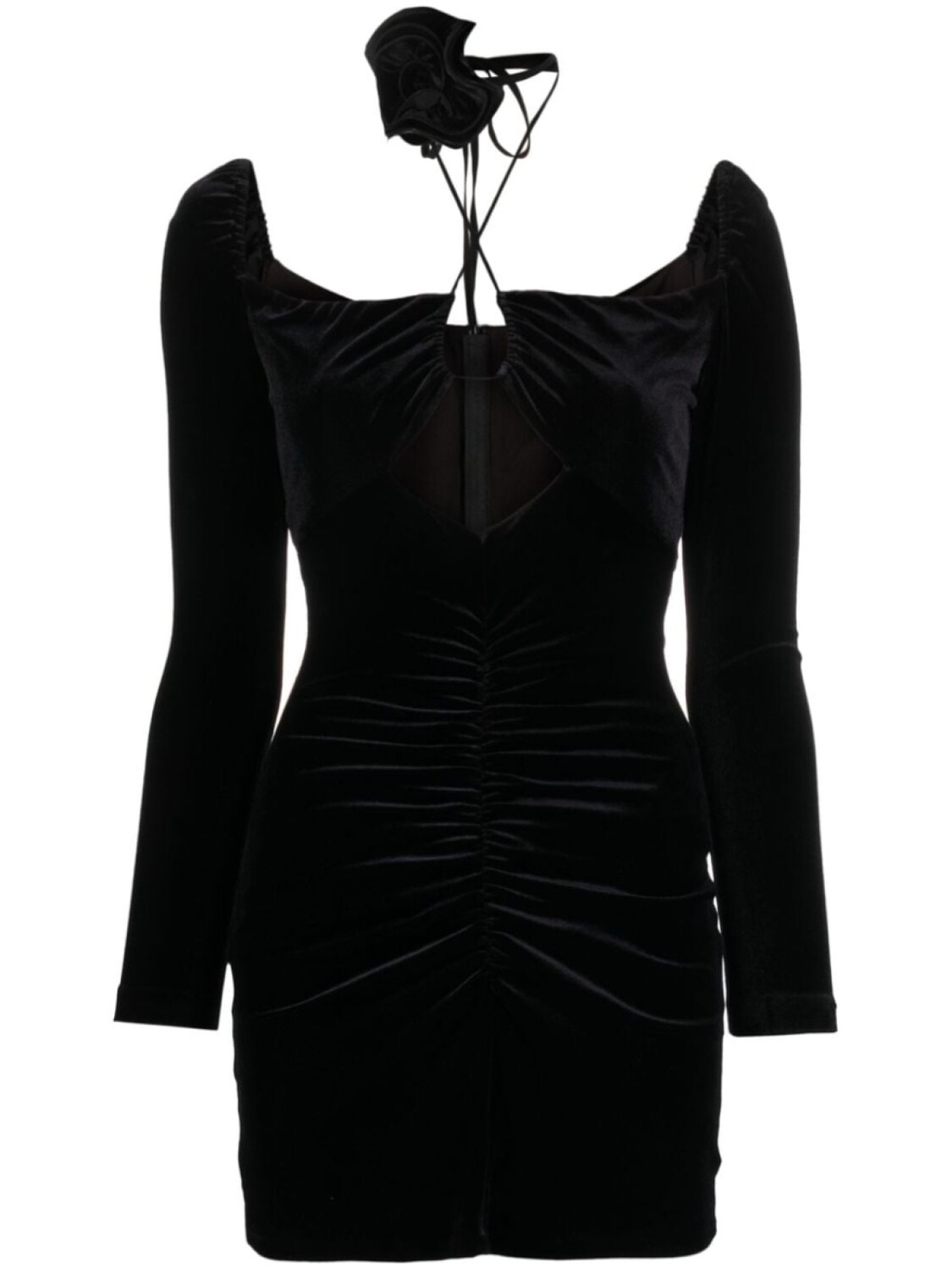 NISSA платье мини со сборками и аппликацией, черный
NISSA платье мини со сборками и аппликацией, черный