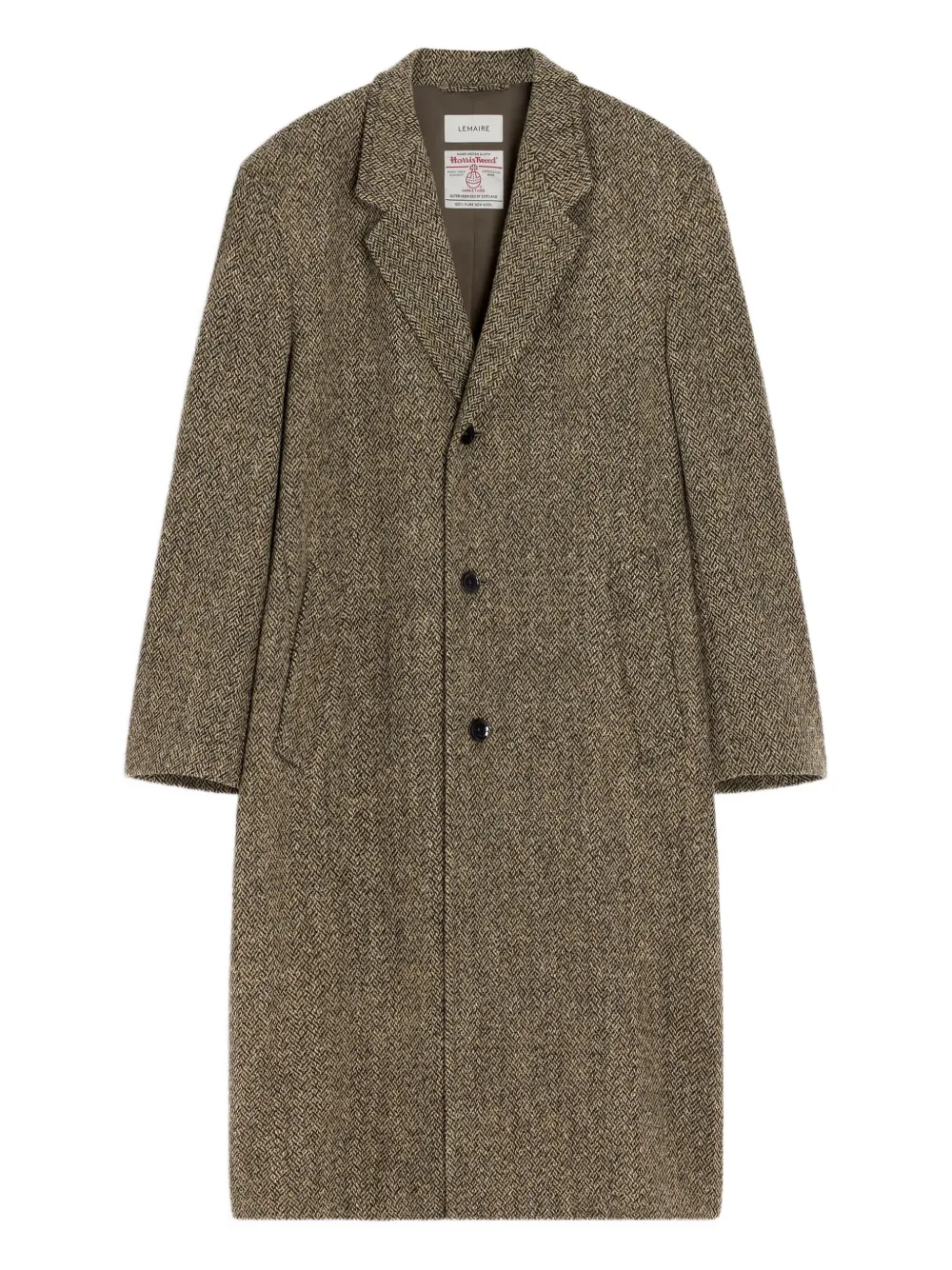 Твидовое пальто Chesterfield с узором в елочку LEMAIRE, нейтральный
Твидовое пальто Chesterfield с узором в елочку LEMAIRE, нейтральный