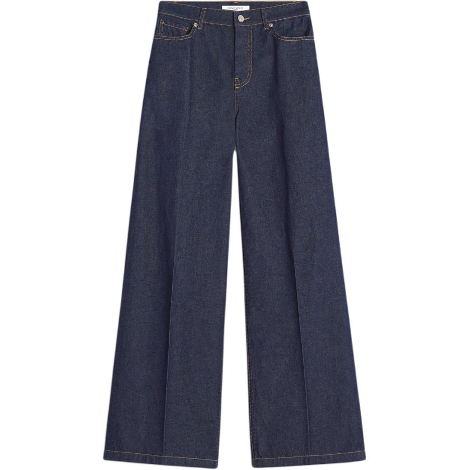 Джинсы с высокой талией и широкими штанинами Maison Kitsune, синий
Джинсы с высокой талией и широкими штанинами Maison Kitsune, синий