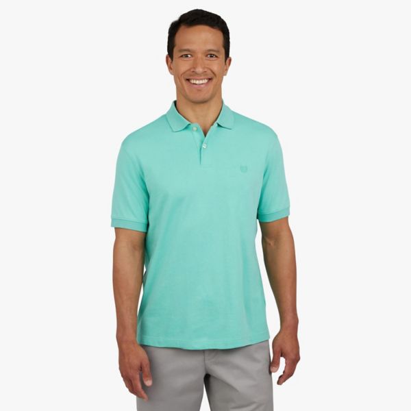 Мужское поло из однотонной ткани интерлок с коротким рукавом Chaps, цвет pool blue
Мужское поло из однотонной ткани интерлок с коротким рукавом Chaps, цвет pool blue