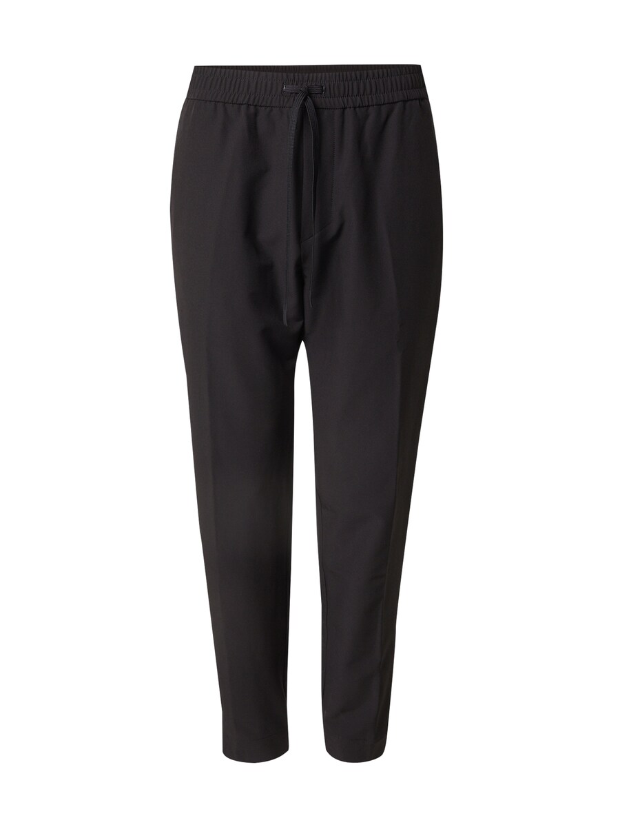 Зауженные плиссированные брюки BOSS T_Flex, черный
Зауженные плиссированные брюки BOSS T_Flex, черный