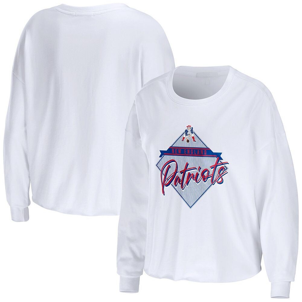 Женская укороченная футболка с длинными рукавами Erin Andrews New England Patriots для женщин WEAR by Erin Andrews, цвет Pat White
Женская укороченная футболка с длинными рукавами Erin Andrews New England Patriots для женщин WEAR by Erin Andrews, цвет Pat White