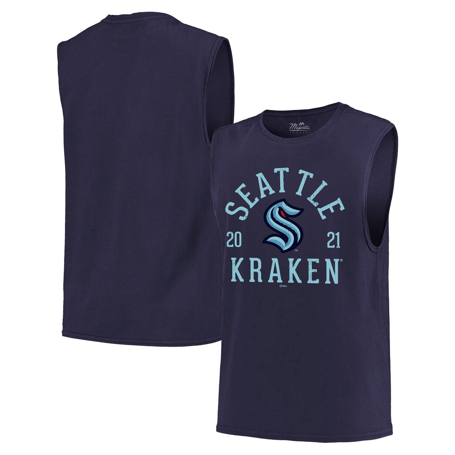 Мужская майка Majestic Threads Deep Sea Blue Seattle Kraken Softhand Muscle Tank
Мужская майка Majestic Threads Deep Sea Blue Seattle Kraken Softhand Muscle Tank