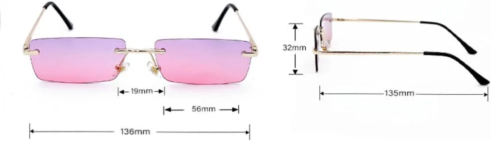 Женские солнцезащитные очки без оправы, модные прямоугольные очки желто-оранжевого цвета, женские и мужские очки с защитой от УФ-излучения UV400 WNCKSQ, Gold-yellow
Женские солнцезащитные очки без оправы, модные прямоугольные очки желто-оранжевого цвета, женские и мужские очки с защитой от УФ-излучения UV400 WNCKSQ, Gold-yellow