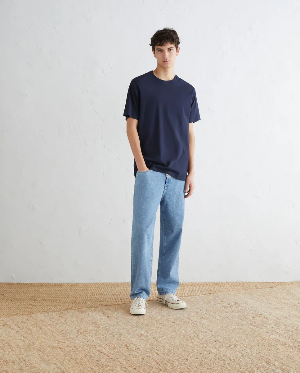 Мужская синяя хлопковая футболка BCI с короткими рукавами Green Coast, темно-синий
Мужская синяя хлопковая футболка BCI с короткими рукавами Green Coast, темно-синий