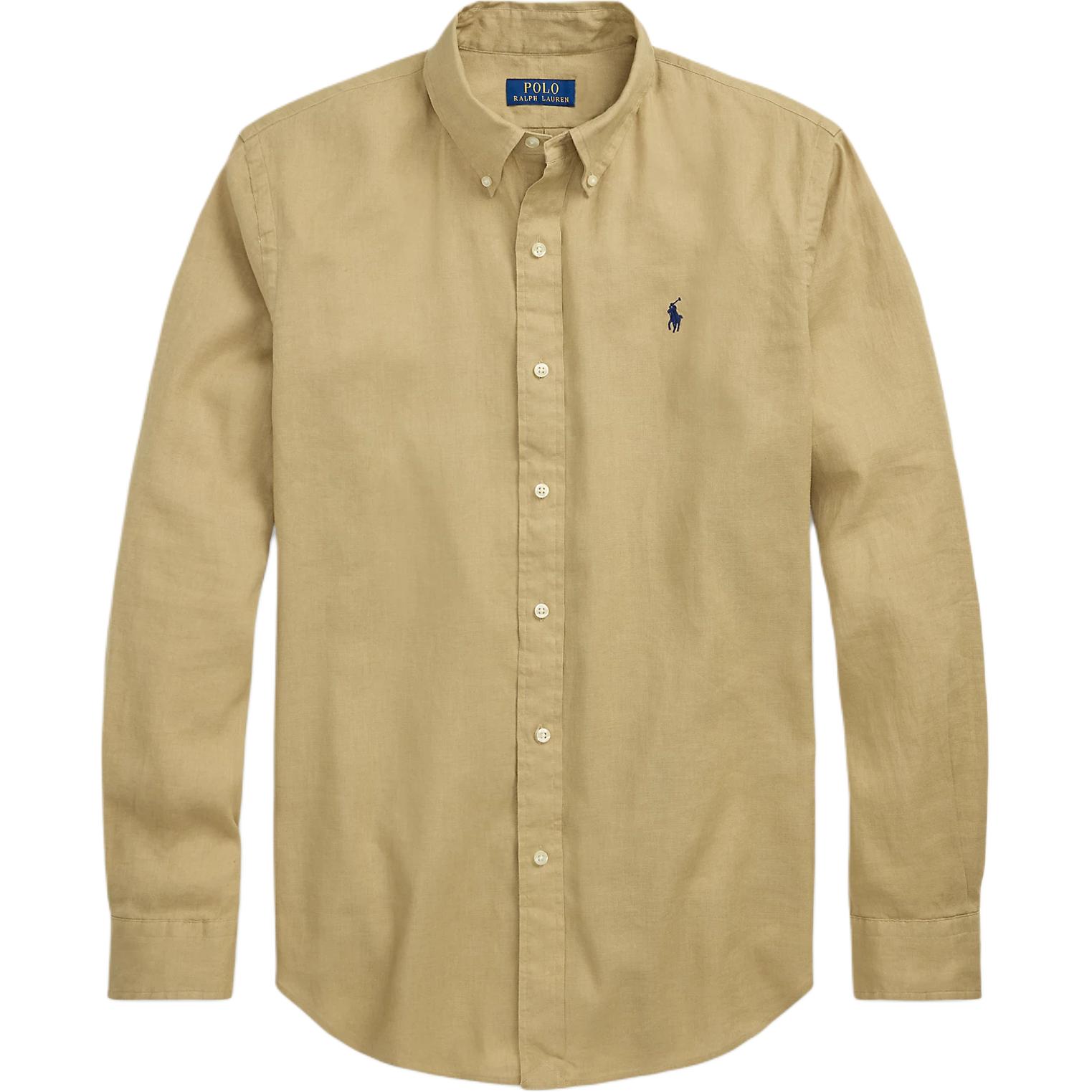 Рубашка с вышитой лошадкой Cotton blend Polo Ralph Lauren, бежевый
Рубашка с вышитой лошадкой Cotton blend Polo Ralph Lauren, бежевый