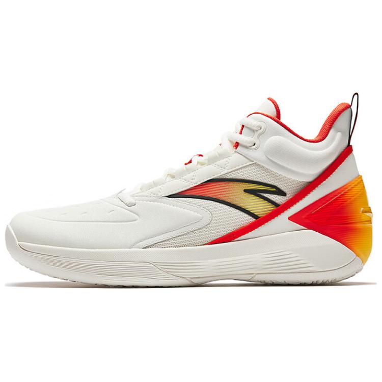 ANTA Баскетбольные кроссовки с высоким берцем и противоскользящим покрытием, мужские, белые, оранжевые, красные
ANTA Баскетбольные кроссовки с высоким берцем и противоскользящим покрытием, мужские, белые, оранжевые, красные