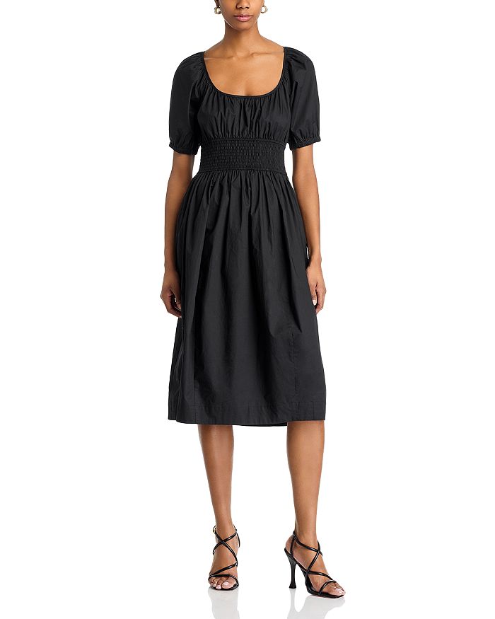 Платье Alaria с присборенной талией из поплина STEVE MADDEN, черный
Платье Alaria с присборенной талией из поплина STEVE MADDEN, черный