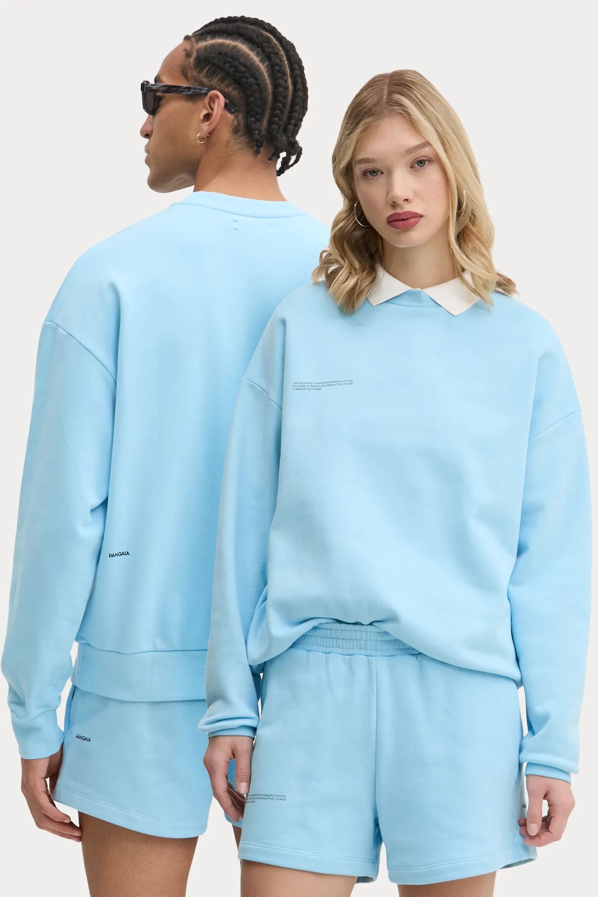 Толстовка из хлопка Pangaia, синий
Толстовка из хлопка Pangaia, синий