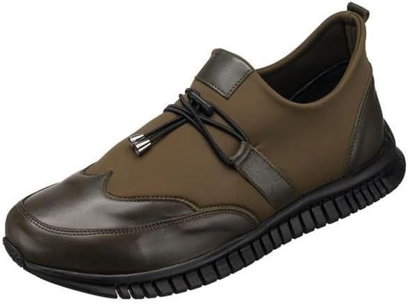 Мужские кроссовки DALGALA больших размеров из хаки кожи, ручная работа, легкие, повседневные, без шнурков
Мужские кроссовки DALGALA больших размеров из хаки кожи, ручная работа, легкие, повседневные, без шнурков