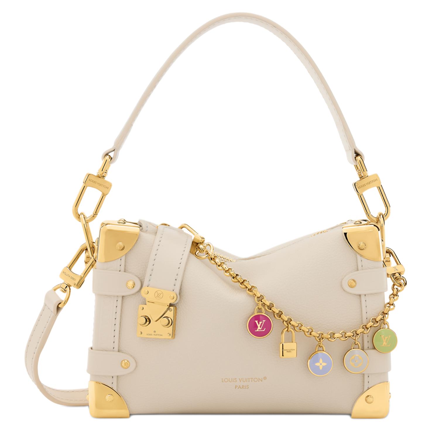 LOUIS VUITTON Сумка через плечо SIDE TRUNK из коровьей кожи, маленькая женская, бежевая
LOUIS VUITTON Сумка через плечо SIDE TRUNK из коровьей кожи, маленькая женская, бежевая