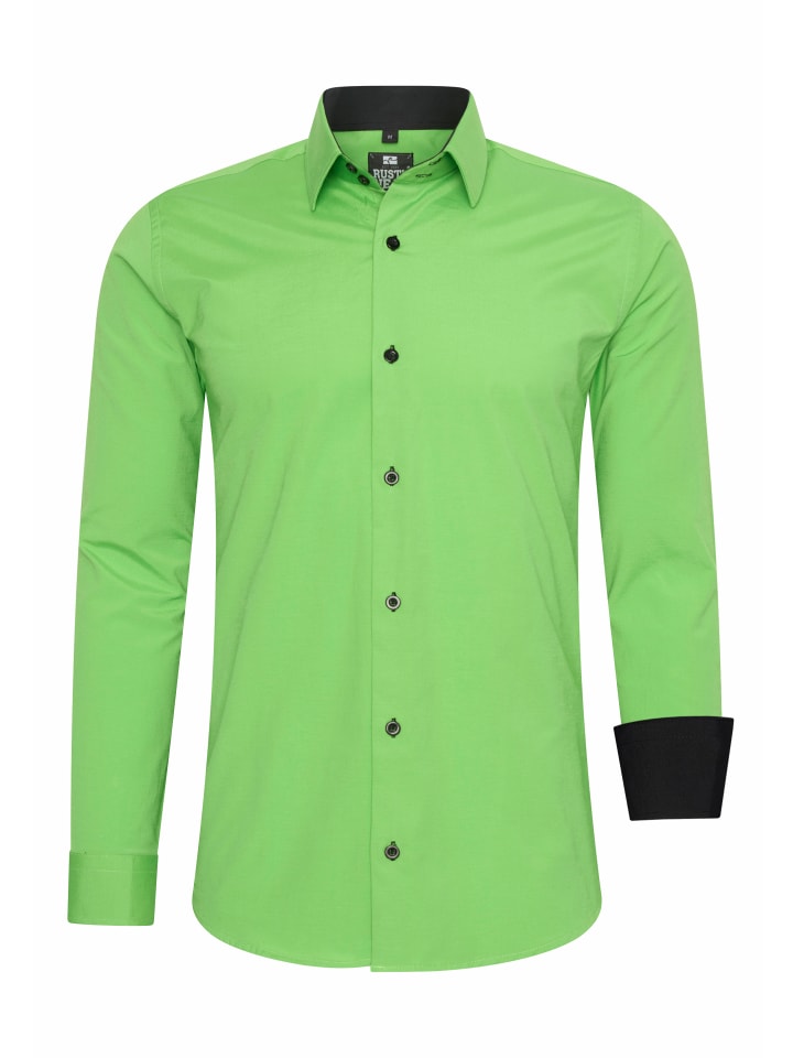Рубашка делового покроя, облегающего кроя, из высококачественного хлопка-стрейч зеленого цвета Rusty Neal
Рубашка делового покроя, облегающего кроя, из высококачественного хлопка-стрейч зеленого цвета Rusty Neal