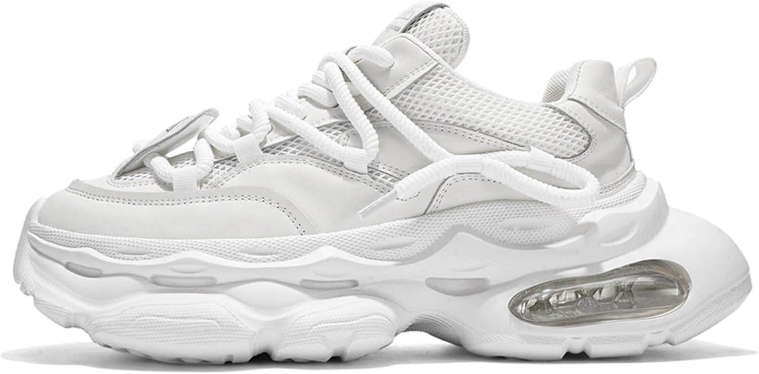 Мужские кроссовки с цветными блоками, массивной подошвой и низким верхом, ретро-шнуровка, удобные для прогулок, с эффектом увеличения роста, повседневная обувь на все сезоны Azttoztto, белый
Мужские кроссовки с цветными блоками, массивной подошвой и низким верхом, ретро-шнуровка, удобные для прогулок, с эффектом увеличения роста, повседневная обувь на все сезоны Azttoztto, белый