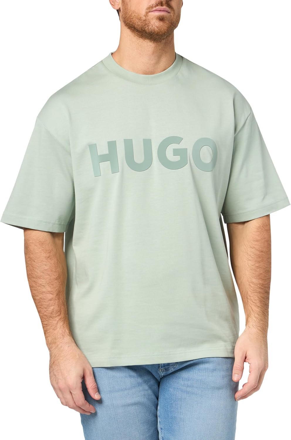 Мужская хлопковая футболка Hugo с тональным логотипом, Jadette Green, Зеленый, Мужская хлопковая футболка Hugo с тональным логотипом, Jadette Green
Мужская хлопковая футболка Hugo с тональным логотипом, Jadette Green, Зеленый, Мужская хлопковая футболка Hugo с тональным логотипом, Jadette Green