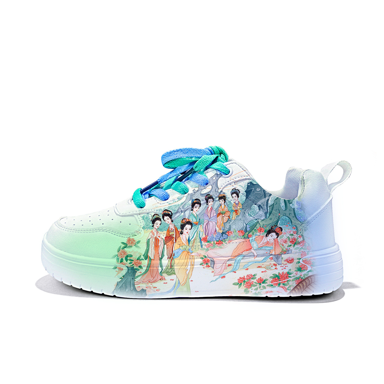 Cold cicadas yesterday Дышащие легкие низкие повседневные кроссовки унисекс белый синий зеленый Nüxiū Tùnǚ ZLA5040D VL1, цвет White Blue Green-Nüxiū Tùnǚ-ZLA5040D-VL1 
Cold cicadas yesterday Дышащие легкие низкие повседневные кроссовки унисекс белый синий зеленый Nüxiū Tùnǚ ZLA5040D VL1, цвет White Blue Green-Nüxiū Tùnǚ-ZLA5040D-VL1