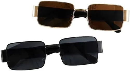 Женские панк-солнцезащитные очки, сексуальные маленькие квадратные очки в стиле стимпанк для женщин, металлическая оправа, очки для вождения MTZJH, Gold Tea
Женские панк-солнцезащитные очки, сексуальные маленькие квадратные очки в стиле стимпанк для женщин, металлическая оправа, очки для вождения MTZJH, Gold Tea