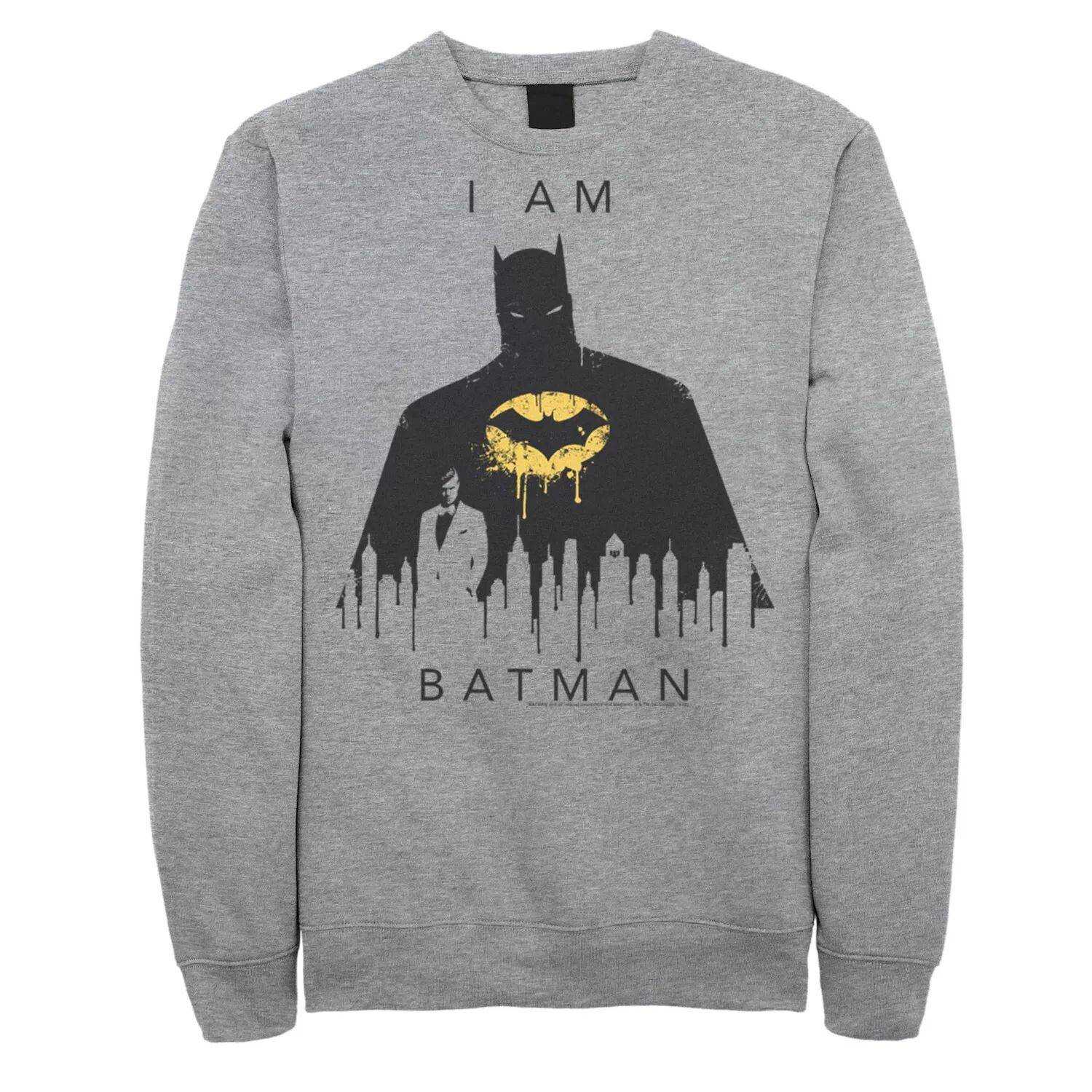 Мужской свитшот с плакатом I Am Batman Skyline DC Comics
Мужской свитшот с плакатом I Am Batman Skyline DC Comics