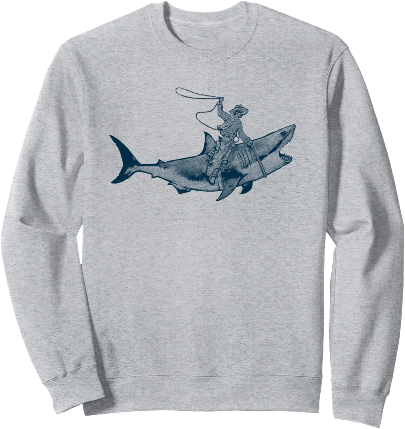 Забавная винтажная толстовка с надписью Любитель акул, родео, ковбой верхом на большой белой акуле Giant Step Design Co.
Забавная винтажная толстовка с надписью Любитель акул, родео, ковбой верхом на большой белой акуле Giant Step Design Co.