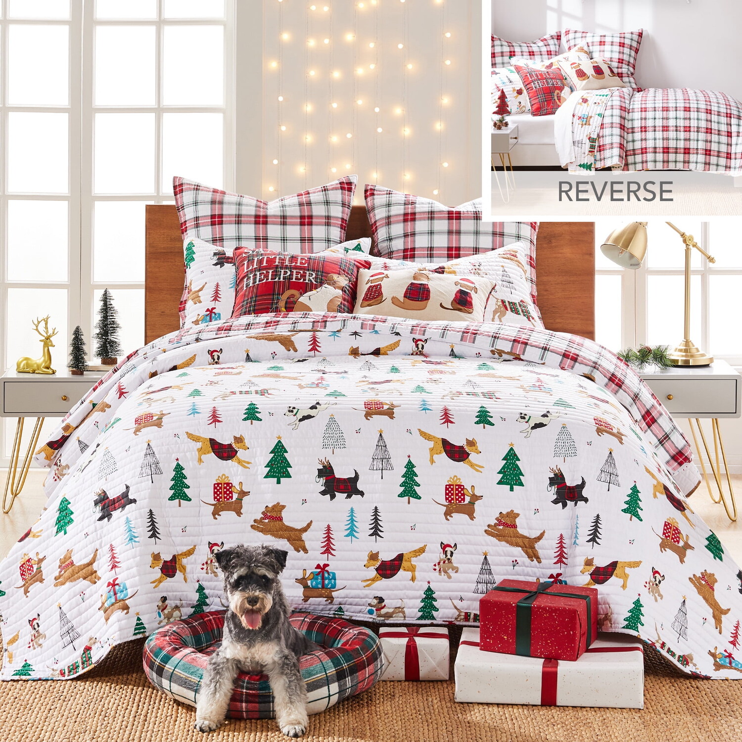 Комплект постельного белья Levtex Home Merry & Bright Jingle Paws, красный / зеленый
Комплект постельного белья Levtex Home Merry & Bright Jingle Paws, красный / зеленый